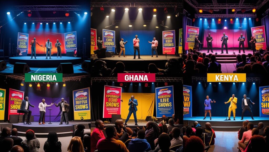Best Upcoming Comedy Shows in Nigeria, Ghana, Kenya, and SA!