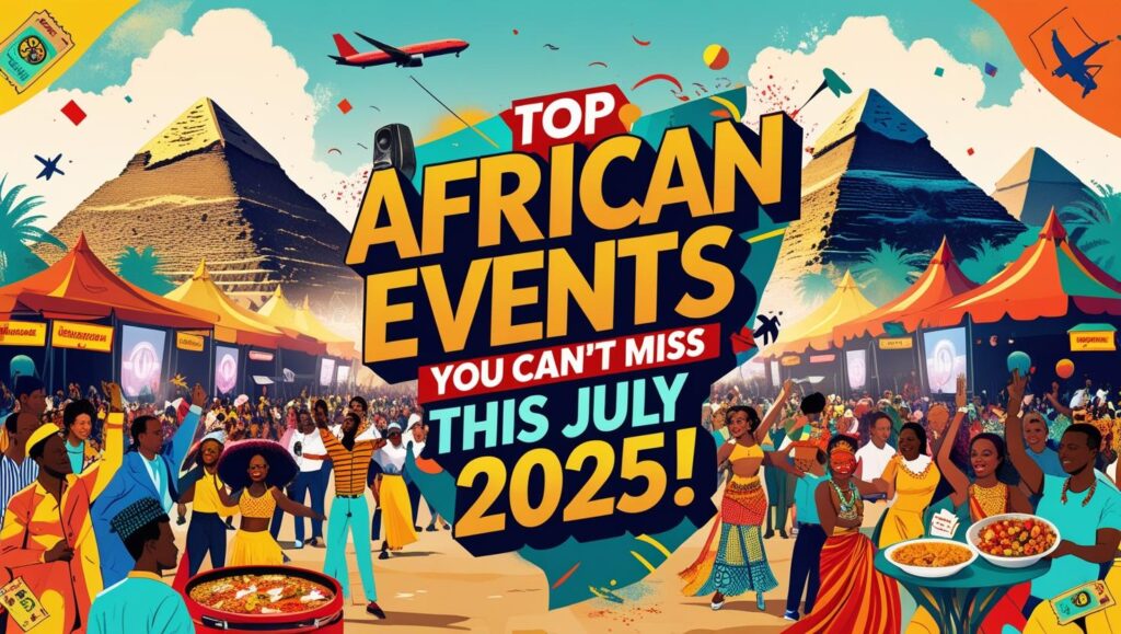 Pack Your Bags, The Streets’ Calling! Top African Events You Shouldn’t Miss This July 2025
